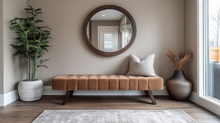 Stylish home modern living room interior design cozy atmosphere
