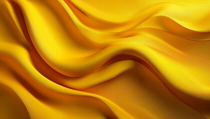 Obraz premium Luxurious Golden Silk Fabric, Smooth and Elegant 