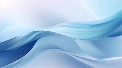Obraz premium An abstract minimalist background with a smooth gradient of blue and white, ideal for tech presentations.