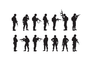 Salute Army Silhouette Bundle