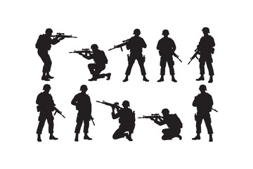 Salute Army Silhouette Bundle