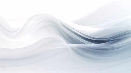 Naklejka premium A data-driven, clean, minimalist white abstract design with a futuristic touch, perfect for a wallpaper presentation display.