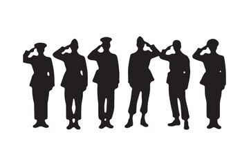 Salute Army Silhouette Bundle