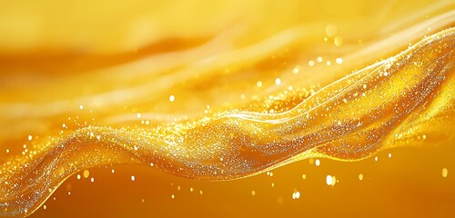 Witness the elegance of an abstract golden background where a yellow grainy gradient texture brings a touch of luxury and sophistication to your designs.