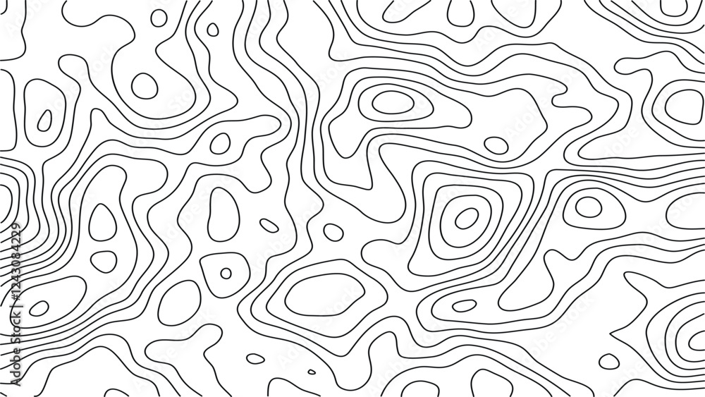 Poster abstract seamless pattern with lines
