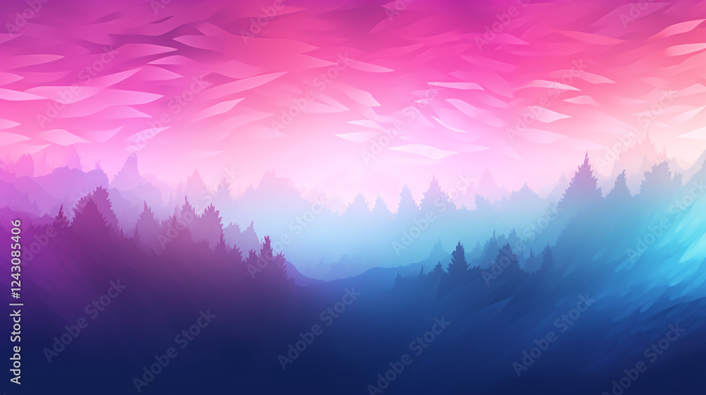 Aufkleber a vertical gradient background with smooth design elements, perfect for technology-themed displays a