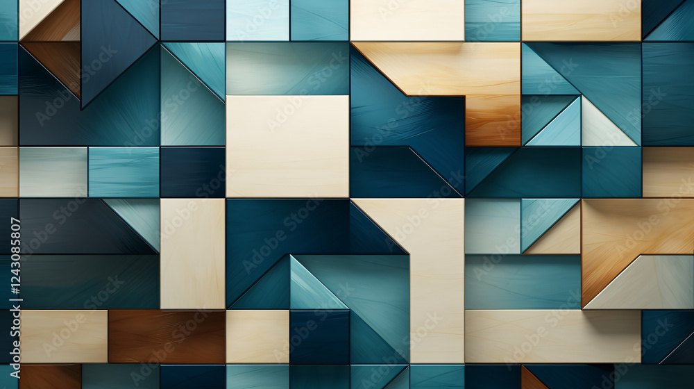 Aufkleber a pattern of intersecting white and green lines creates a sleek, tech-inspired background for displa