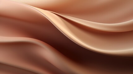 Fototapeta premium Soft Abstract Textures of Draped Fabric in Warm Tones Ideal for Backgrounds and Visual Designs, 4K Resolution
