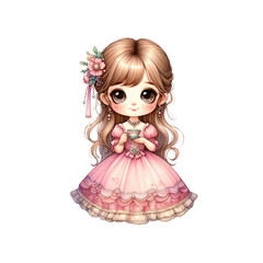 A cute, furry animal wearing a party hat sits beside a colorful birthday cake with candles and the number 9.