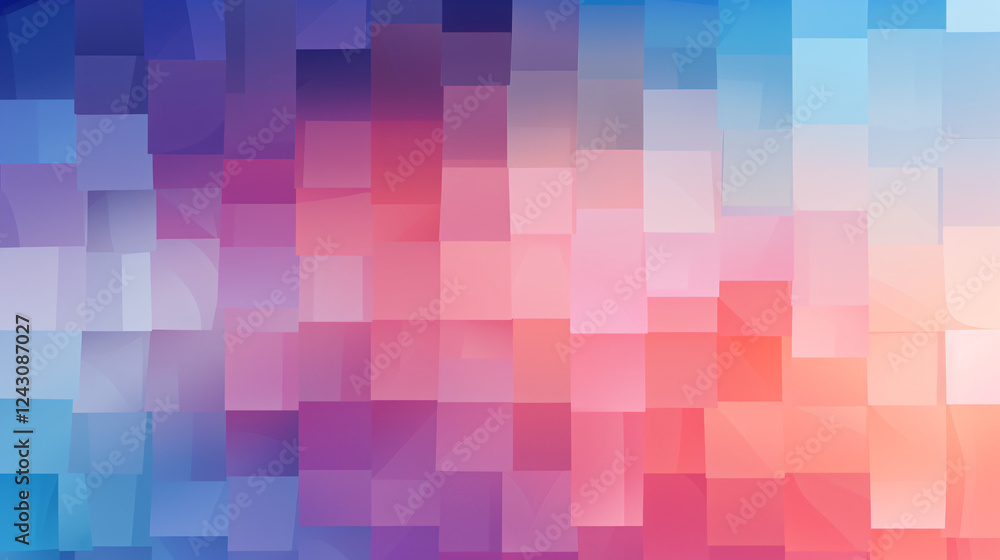 Poster gradient color rectangular flat pattern in monochrome, perfect for festive decorations, technology d