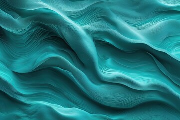Fototapeta premium Modern Grain Texture Gradient Background in Ocean Teal Tones for Summer Design Projects