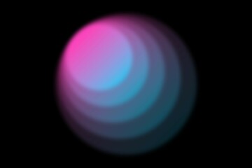 Pink gradient circle background, abstract design