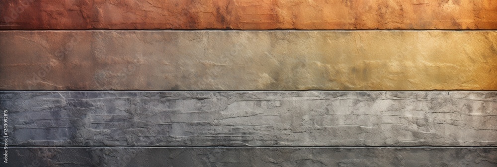 Poster grungy textured surface with grainy finish in warm and cool tones for background or artistic use