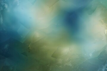 Obraz premium Serene Blue and Olive Green Gradient Background with Soft Light Effects and Textured Atmosphere for Creative Design Layouts