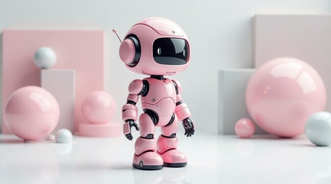 HUMAN ROBOT パンデッド　パステルピンク 4体セット HUMAN ROBOT