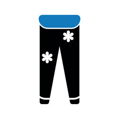 Jeans pants icon.