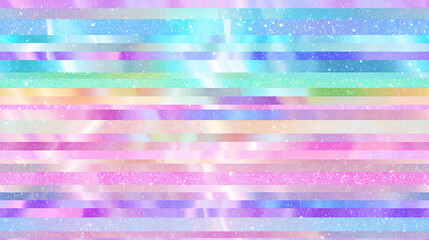 A pastel rainbow holographic glitter tile background, perfect for a technology presentation banner display.

