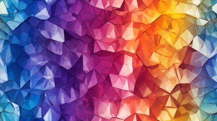 Obraz premium A mesmerizing prism crystal dragon scale background, featuring vibrant colors and intricate geometric patterns.