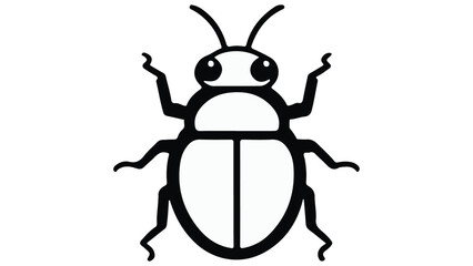 vector illustration of a bug