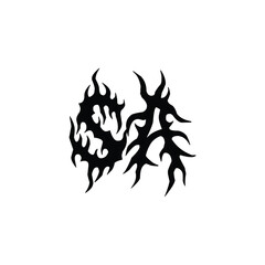 SA monogram logo design letter text name symbol monochrome logotype alphabet character simple logo