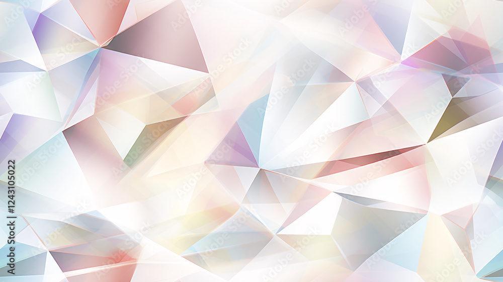 Poster The lines form diamonds and abstract iridescent patterns on a white premium background for a tech-inspired backdrop.

