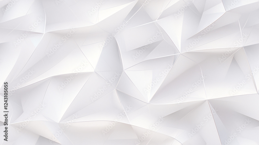 Poster The lines form diamonds and abstract iridescent patterns on a white premium background for a tech-inspired backdrop.

