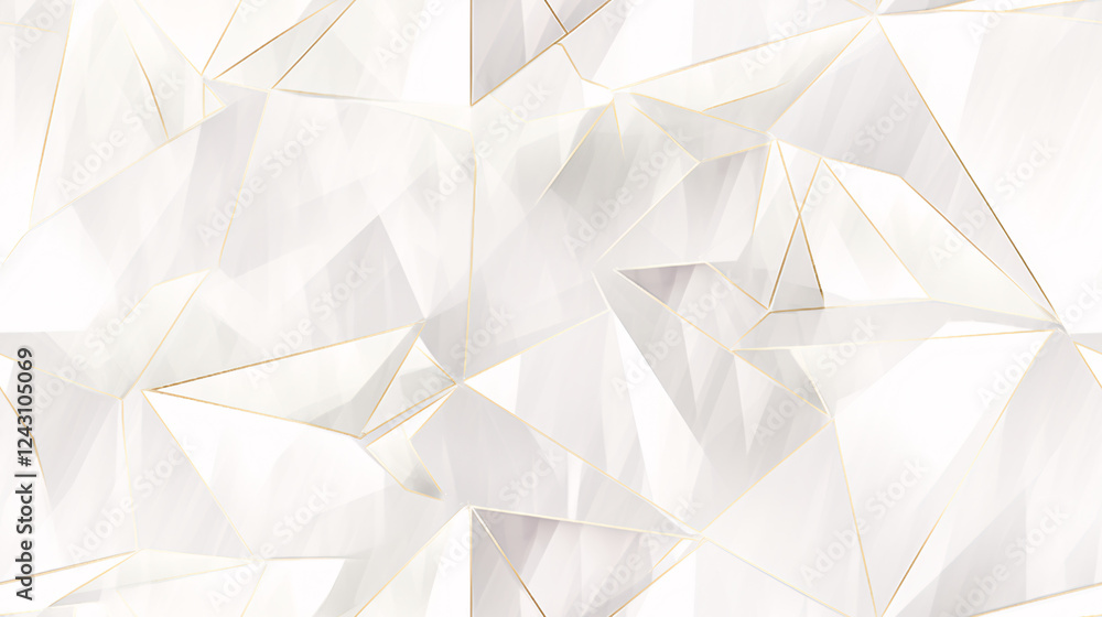 Poster The lines form diamonds and abstract iridescent patterns on a white premium background for a tech-inspired backdrop.

