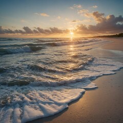 sunset at the beach