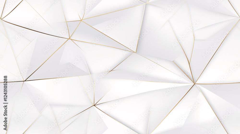 Aufkleber The lines form diamonds and abstract iridescent patterns on a white premium background for a tech-inspired backdrop.

