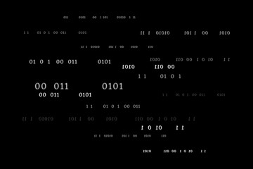 Code background, simple black design