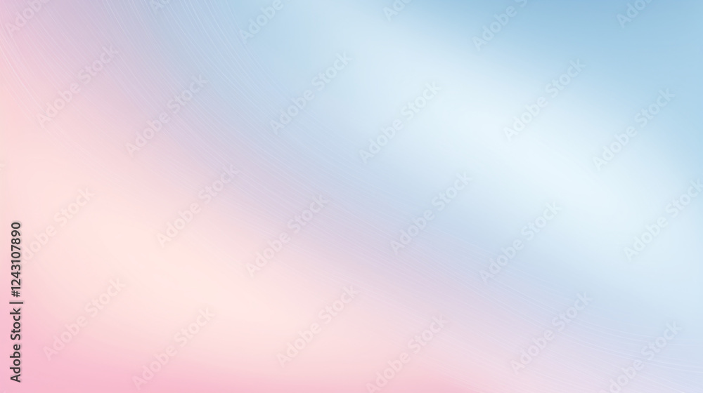 Poster a washed-out pastel gradient background with pale pink, creating a soft, serene futuristic technolog