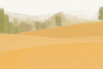 Fototapeta premium Yellow mountain background, texture design