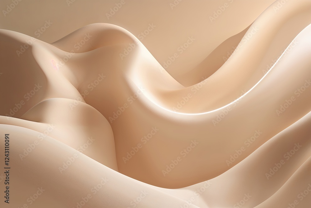 Poster soft beige gradient background with subtle texture and soft lighting effect