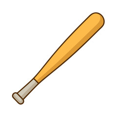 baseball bat icon, baseball bat vector illustration-simple illustration of baseball bat, perfect for baseball bat logos and icons