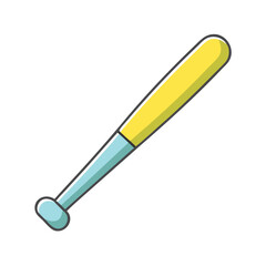baseball bat icon, baseball bat vector illustration-simple illustration of baseball bat, perfect for baseball bat logos and icons