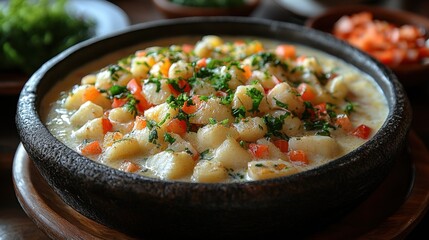 A Fijian kokoda raw fish dish with coconut milk