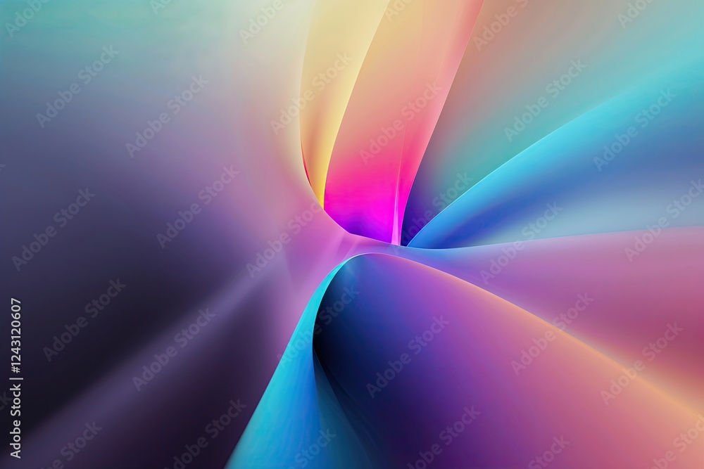 Poster elegant abstract color gradient and blurred background with film grain texture for modern graphic de