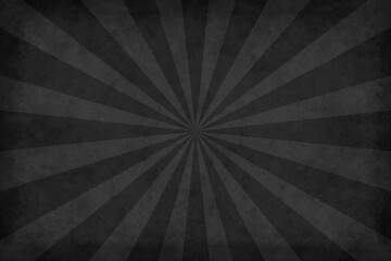 Black sun ray background, paper textured design