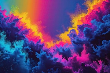 Dynamic Bold Abstract Gradient Background with Eye-Catching Noise Texture for Impactful Poster Design