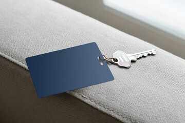 Hotel room key tag image