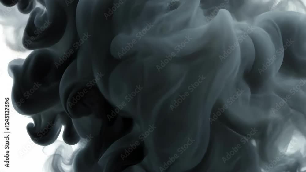Poster abstract smoke movement creates dynamic, fluid visual effects showcasing texture and form