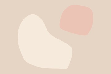 Organic shape pastel background