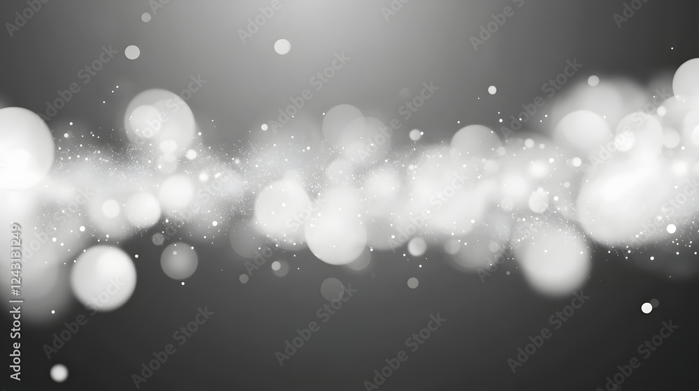 Aufkleber elegant glowing lights and bokeh abstract background festive magical and luxurious atmosphere with a