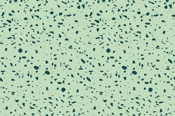 Mint green terrazzo seamless texture marble background