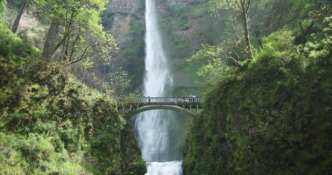 Multnomah Falls Slow Motion Tilt