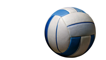 Volleyball like a Football Icons on a Transparent Background  