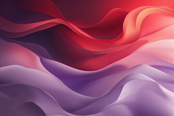 Obraz premium Vibrant Gradient Background from Fiery Red to Soft Lavender with Smooth Texture