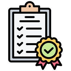 Quality Outline Color Icon