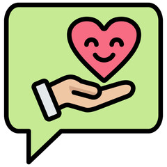 Courtesy Outline Color Icon