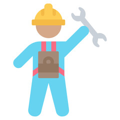 Technician Flat Icon